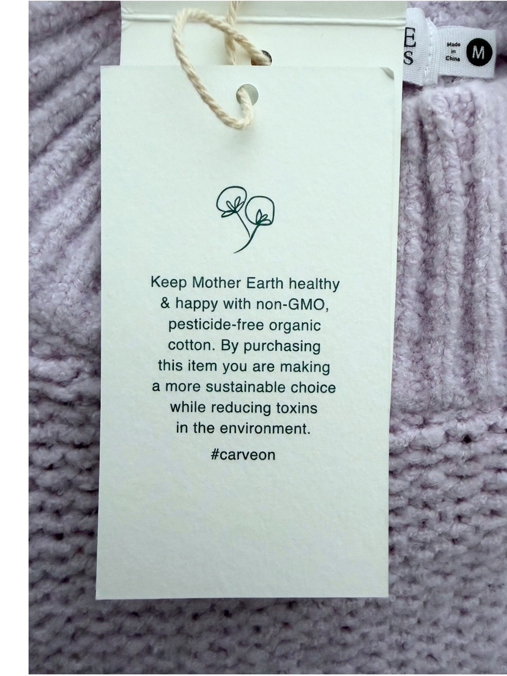 Carve Designs Heaven Lavender Knit Turtleneck Pullover Women’s Medium NEW - Picture 7 of 12